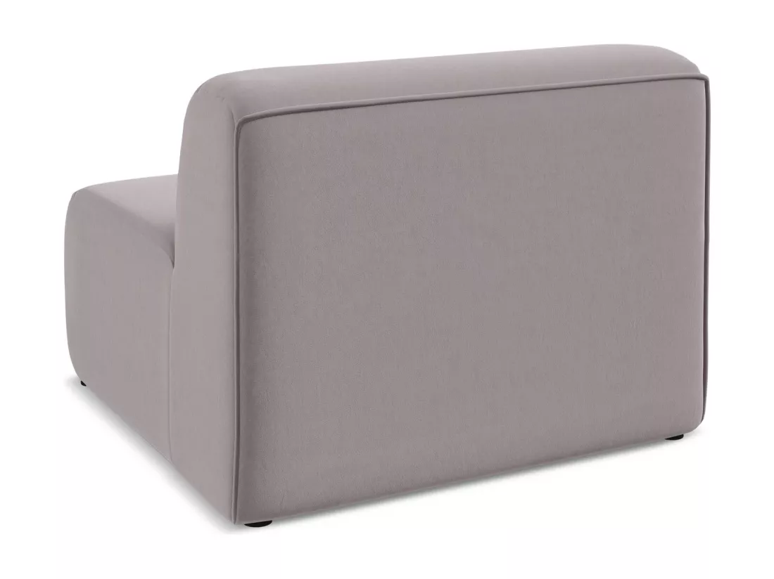 Fauteuil pour canapé modulable en velours - lavande - EKAHI