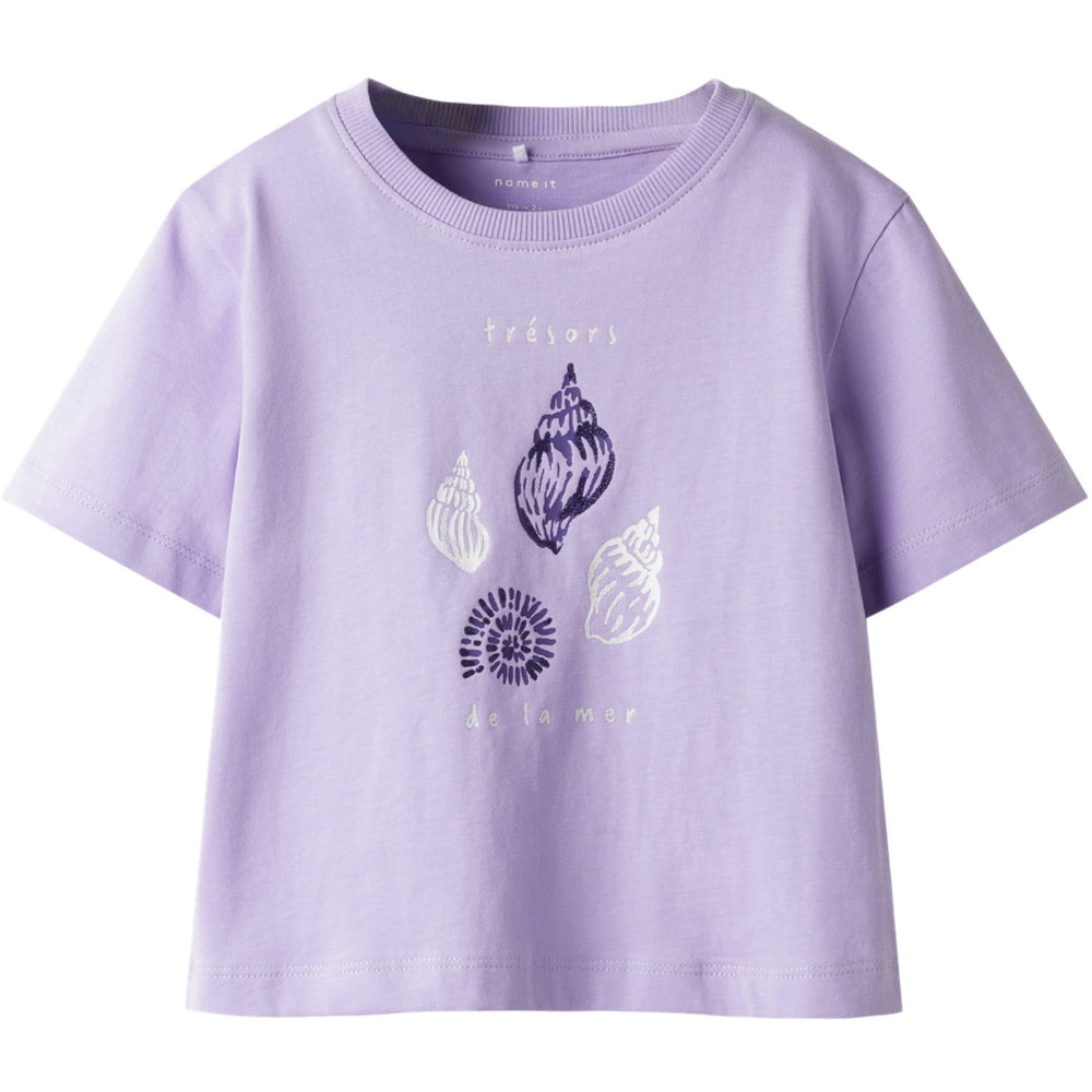 Køb Name It Lavendula Nmfhaline Ss Nreg Top
