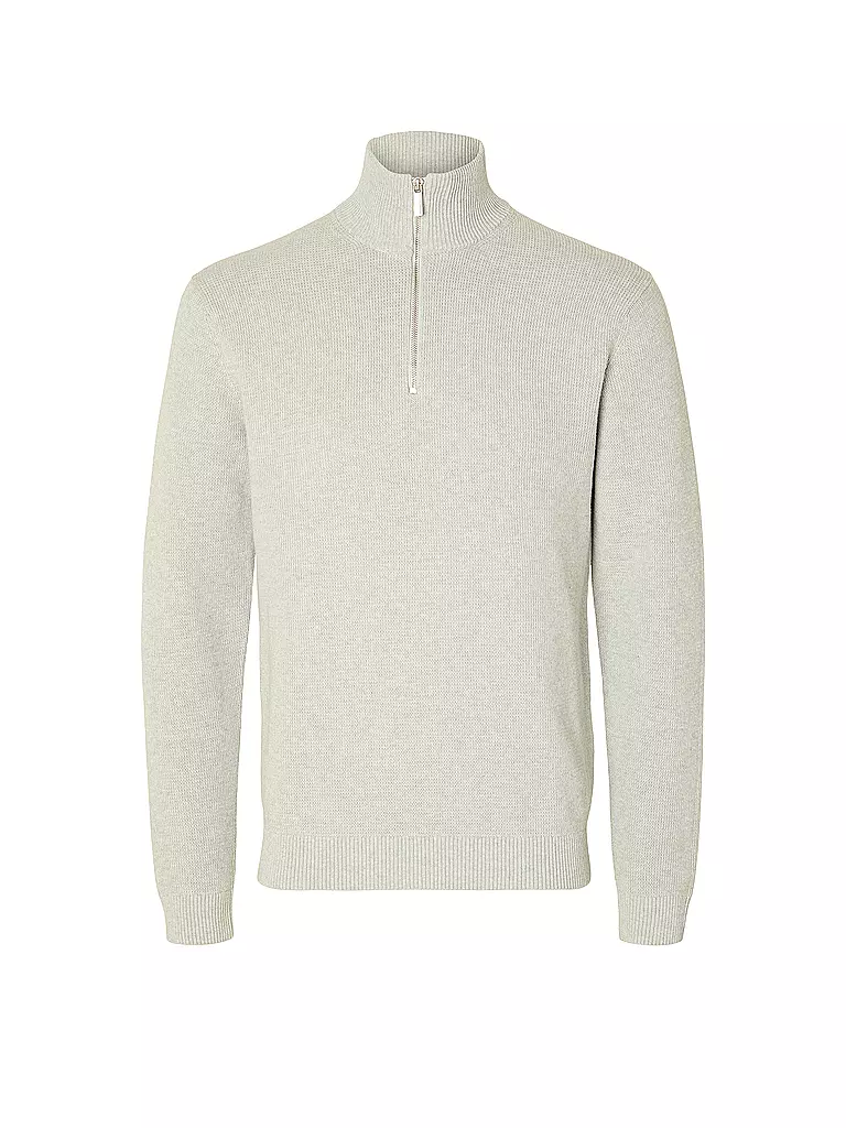 SELECTED Troyer Pullover SLHDANE hellgrau