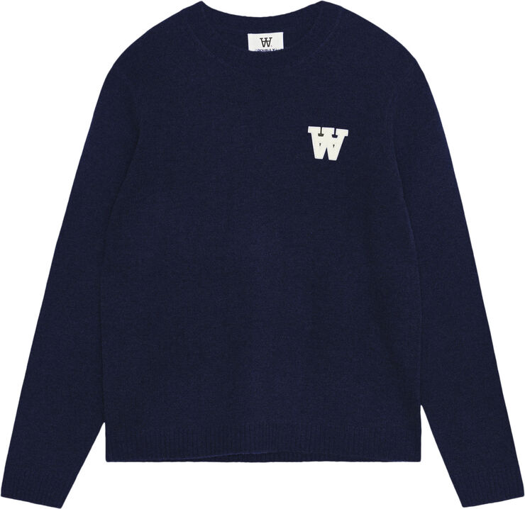 Wood Wood WWTay AA CS Jumper Navy