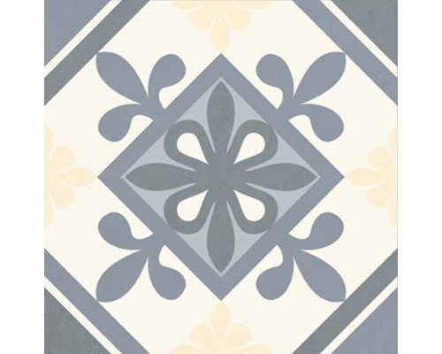 Porseleinen wand- en vloertegel Heritage tacogrijs in 76 verschillende designs 16,5 x 16,5 cm