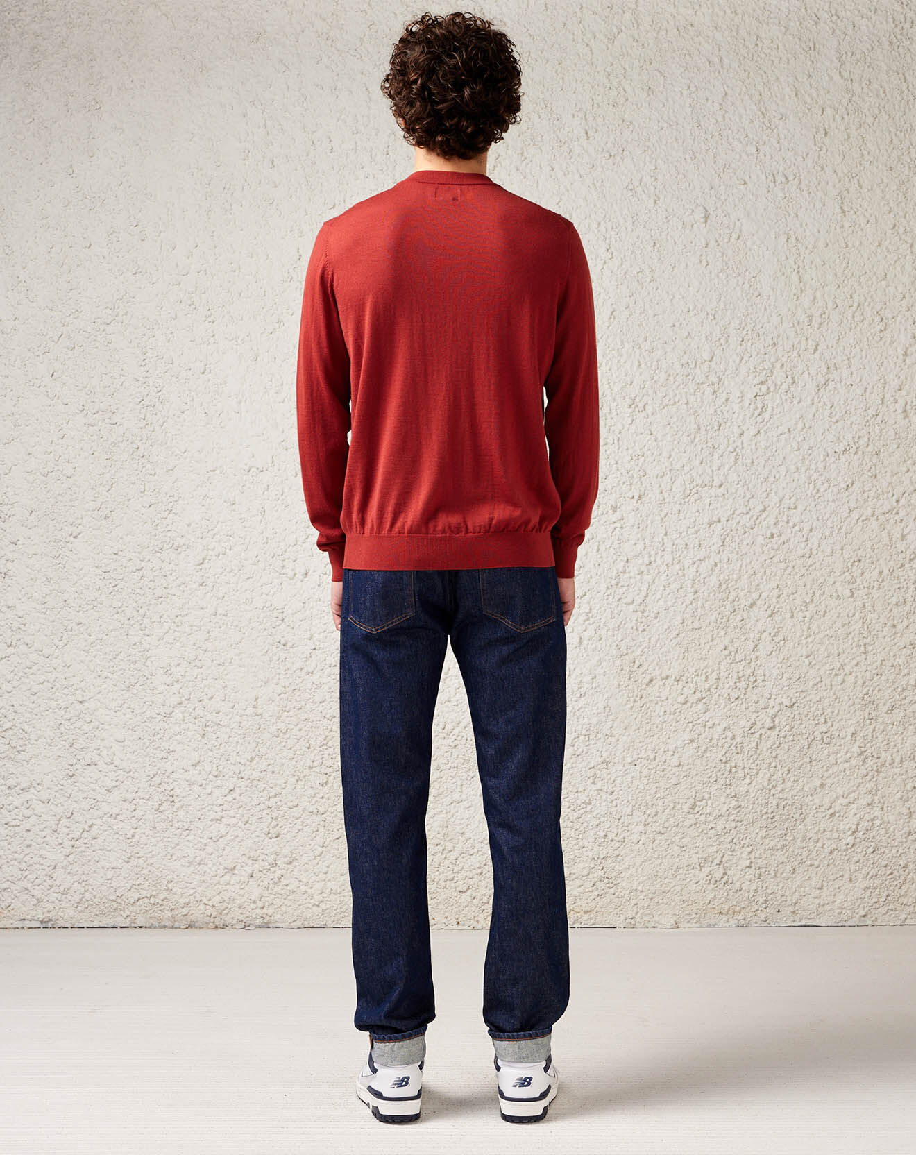 Bellerose Jean slim en Toile de Coton organique Peeg bleu foncé