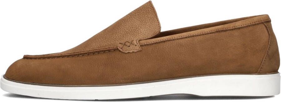 MAZZELTOV Loafers Heren 6121 Maat: 43 Materiaal: Nubuck Kleur: Cognac