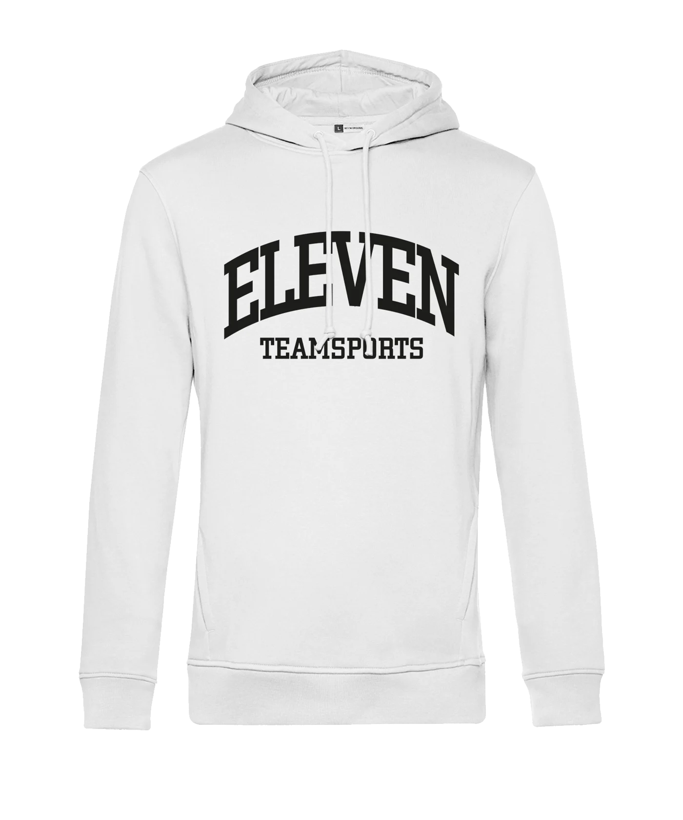 11teamsports ELEVEN Hoody Weiss Schwarz