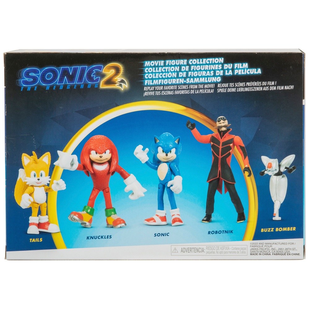 Sonic the Hedgehog 2 Film 5er Figurenset
