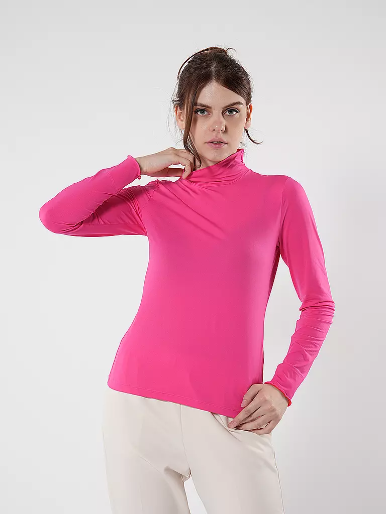 MARC CAIN Rollkragenpullover pink