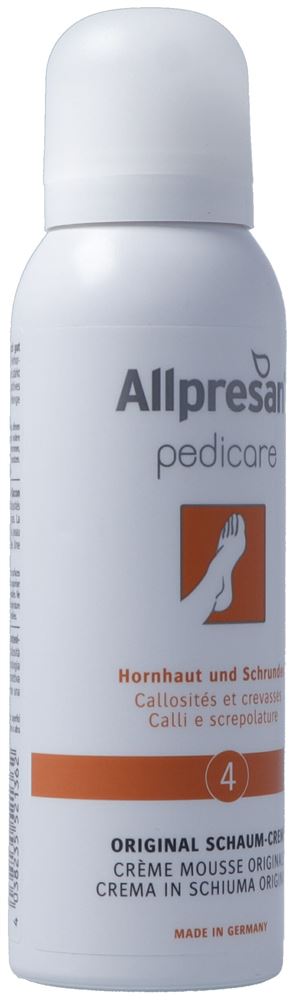 ALLPRESAN pedicare 4 Fuss Schaum Schaum Schrunden 125 ml