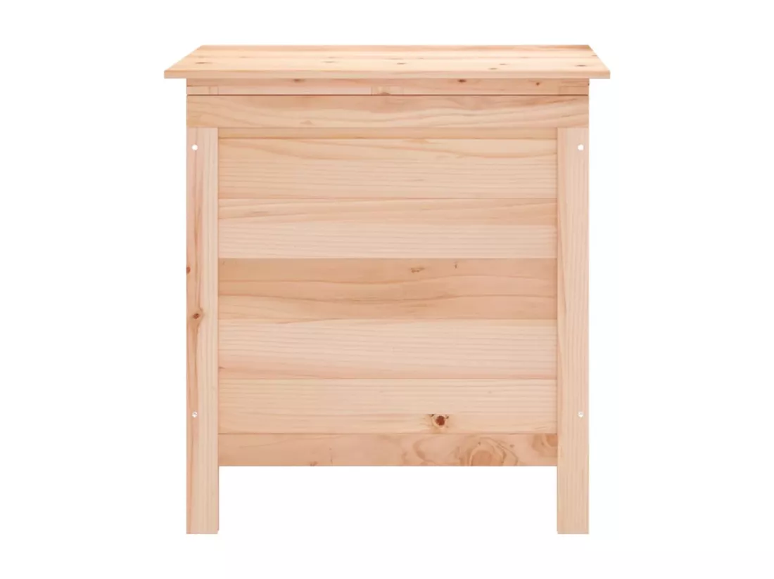 Boîte de rangement de jardin 50x49x56,5 cm bois massif de sapin