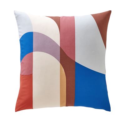 Linge de lit motifs géométriques fantaisie - BECQUET CRÉATION