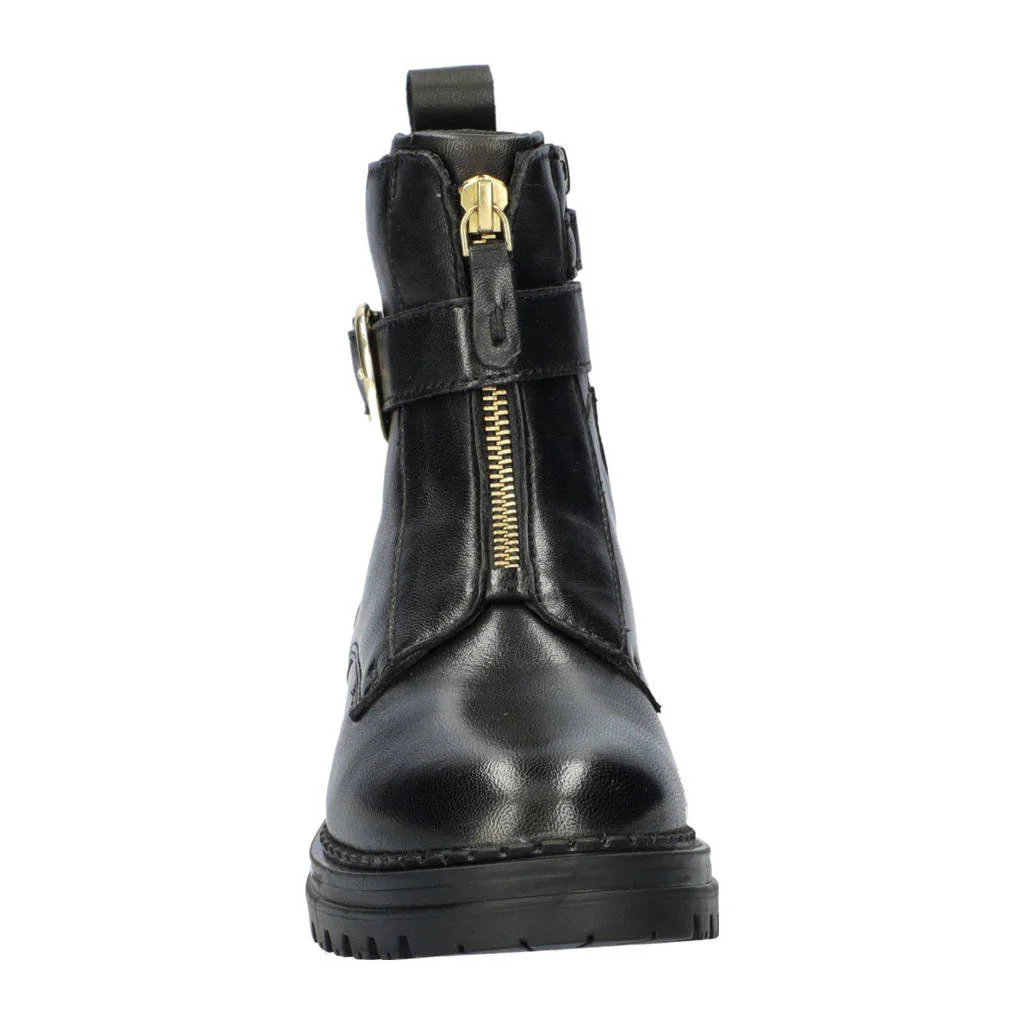 Nelson Kids leren enkelboots zwart