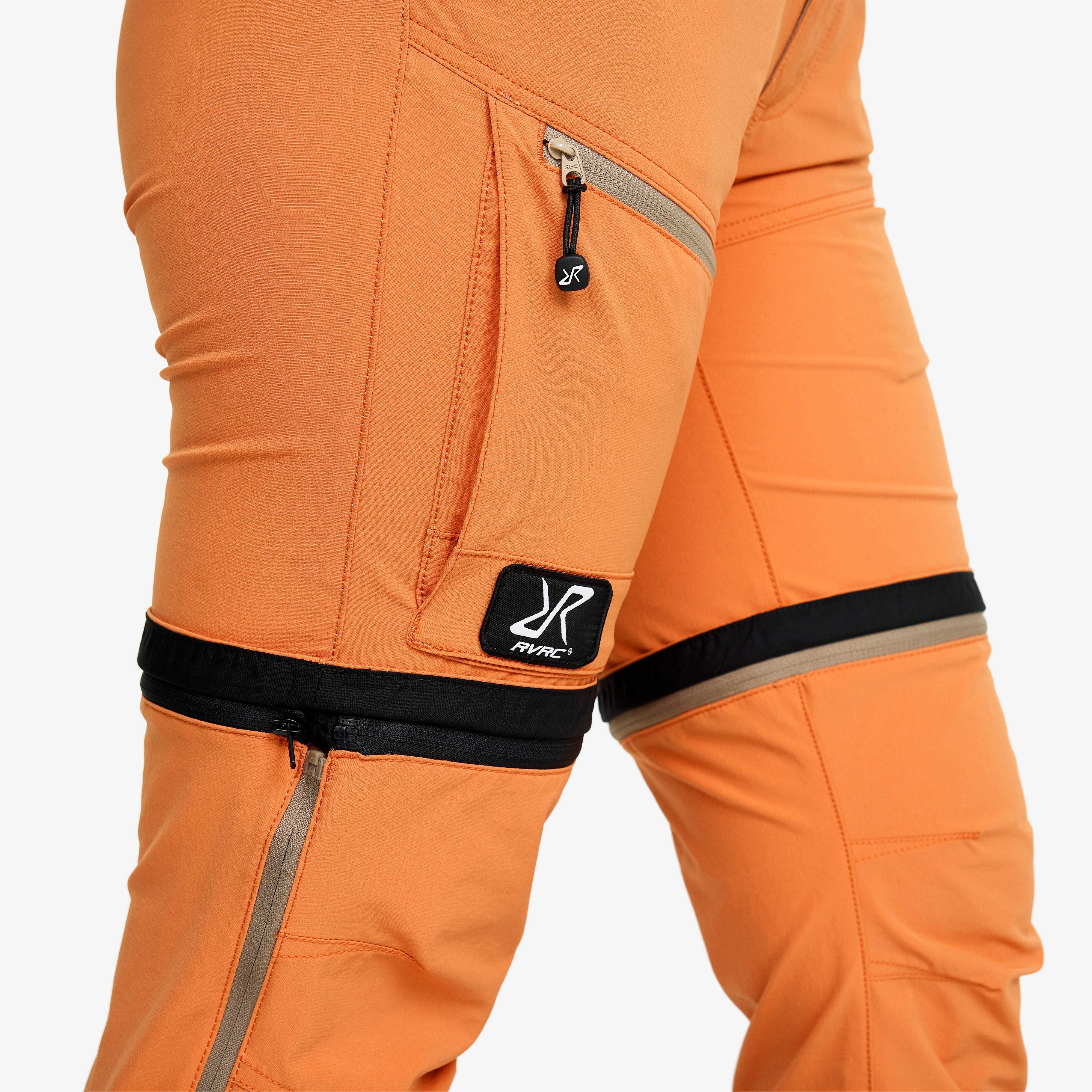 Range Pro Stretch Zip-off Pants Dame Caramel/Brindle