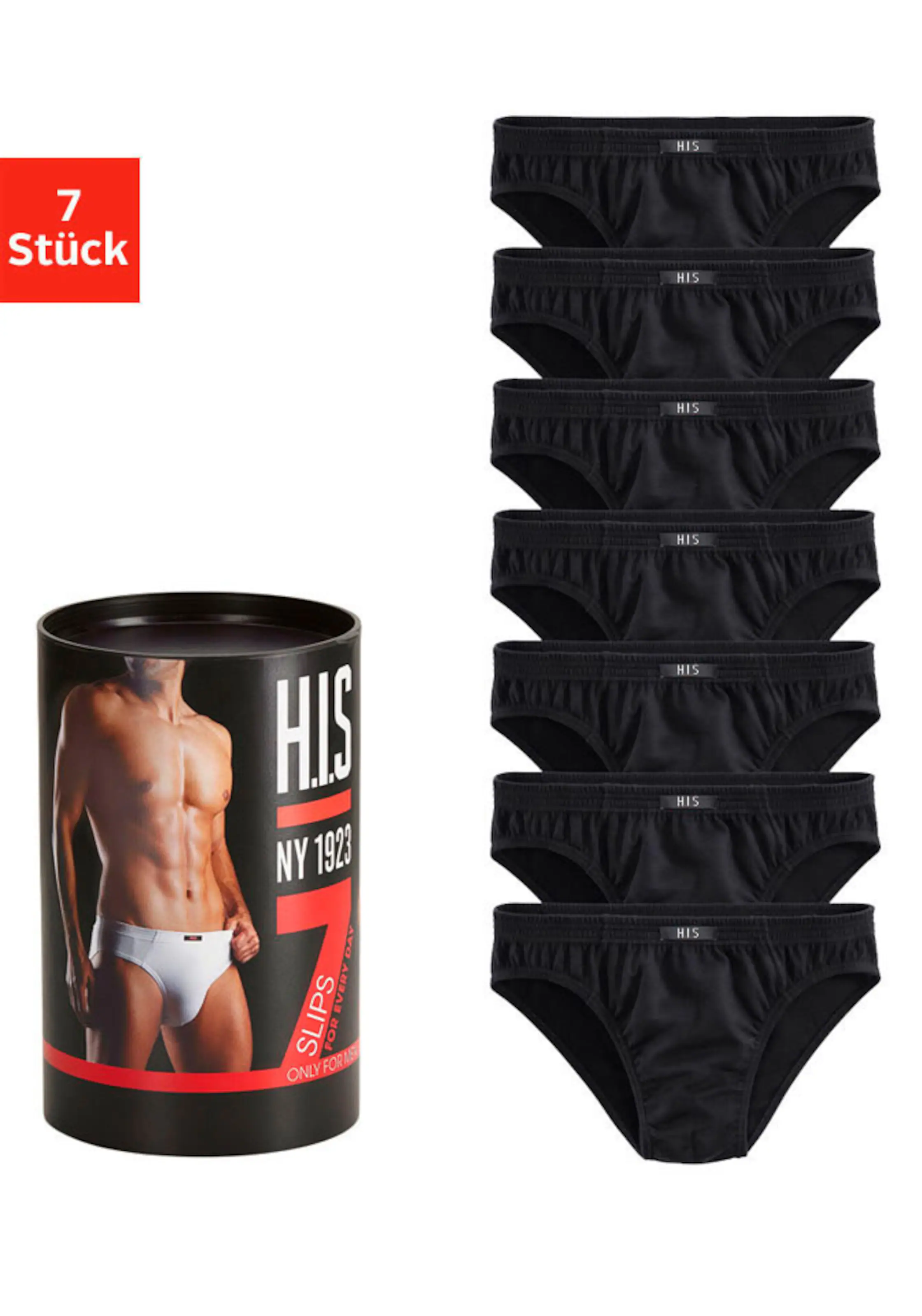 H.I.S Slip in schwarz