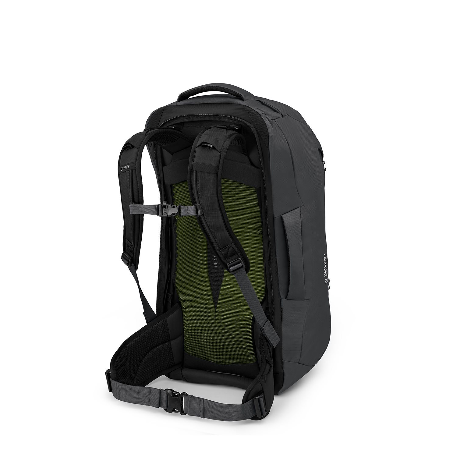 Osprey Farpoint 70 Travel Backpack tunnel vision grey