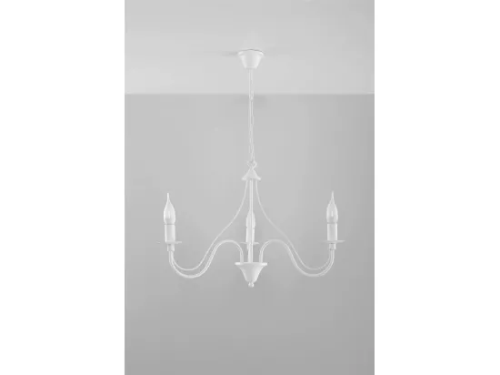Sollux MINERWA Lustre à 3 bras multiples blanc, E14