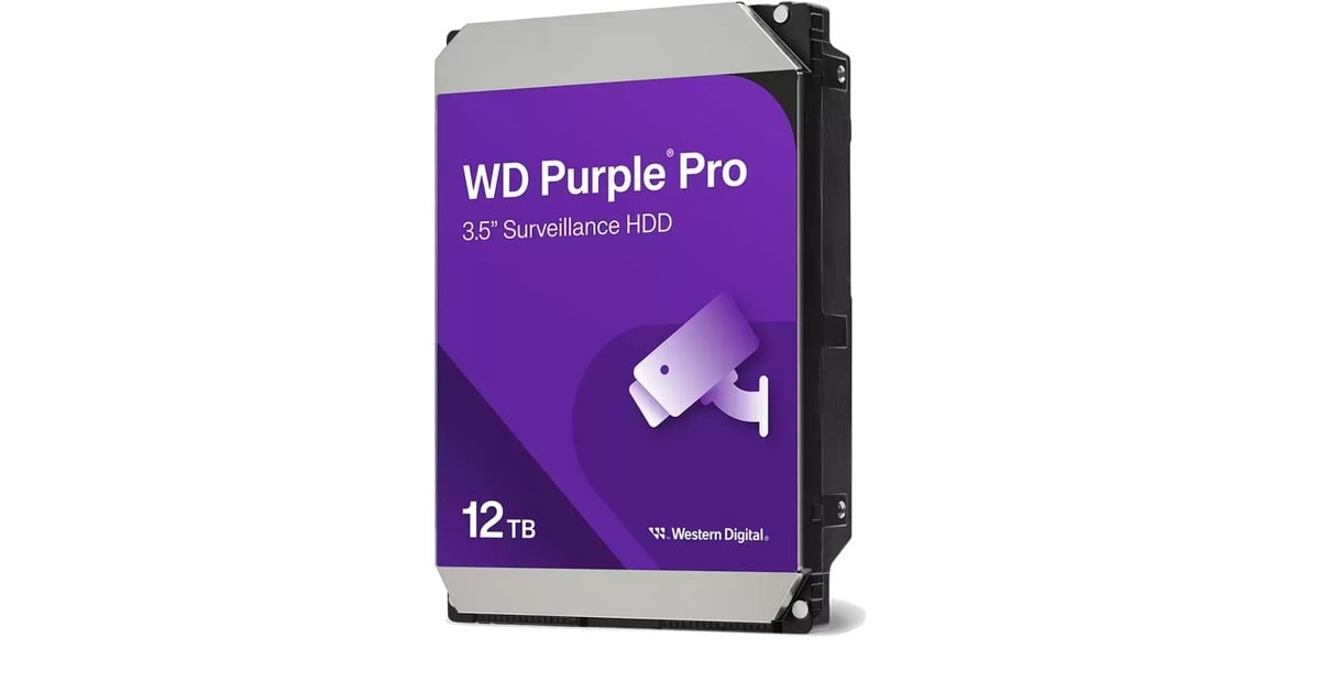 WDPurple Pro 12 TB harde schijf  (WD122PURP, SATA/600, AF, 24/7)