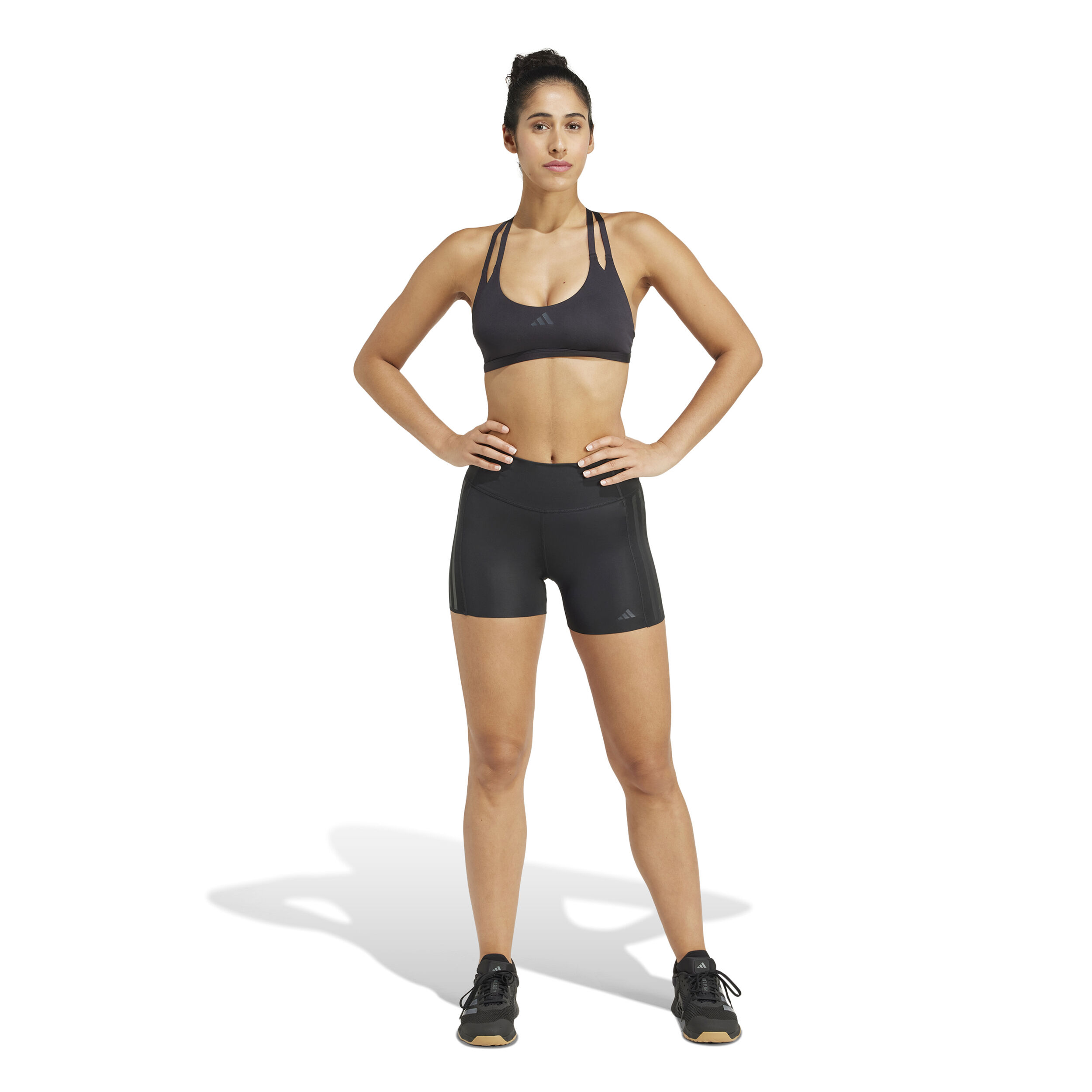adidas Optime 4inch Collant Tight Femmes - Noir