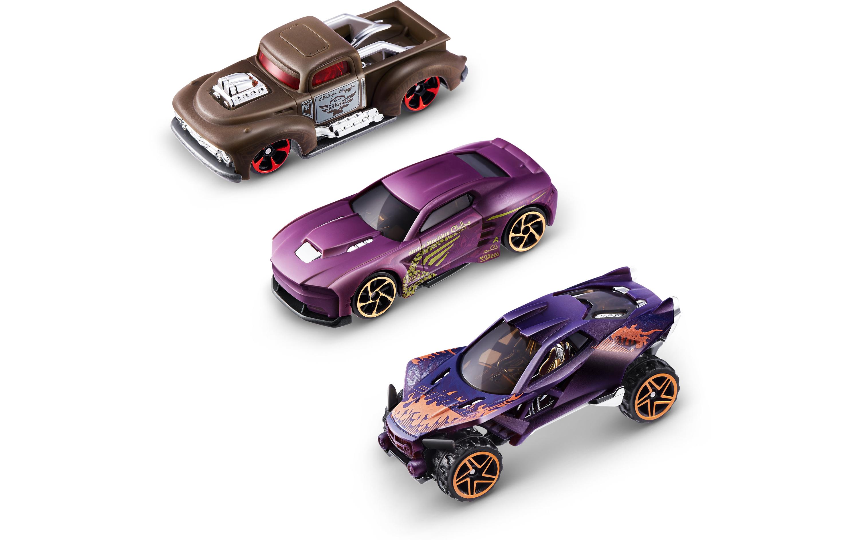 Metal Machines: Color Shifters 3er-Pack assortiertSpielzeugautos mit Farbwechseleffekt