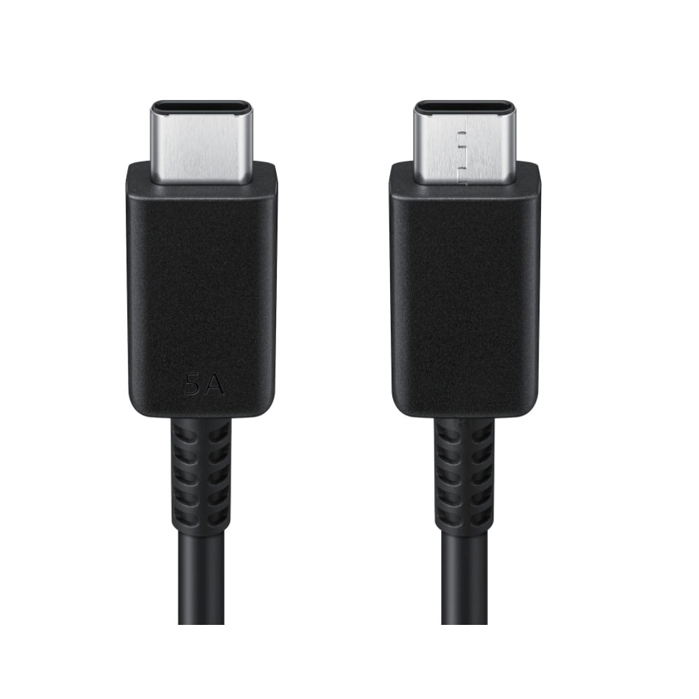 (1m) 5A Galaxy S25 USB C auf USB C Ladekabel Datenkabel Power Delivery (EP-DN975BBEGWW) - Schwarz