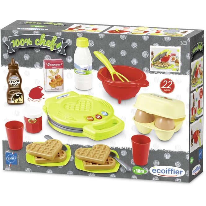 Backset mit Waffeleisen - 22 Teile