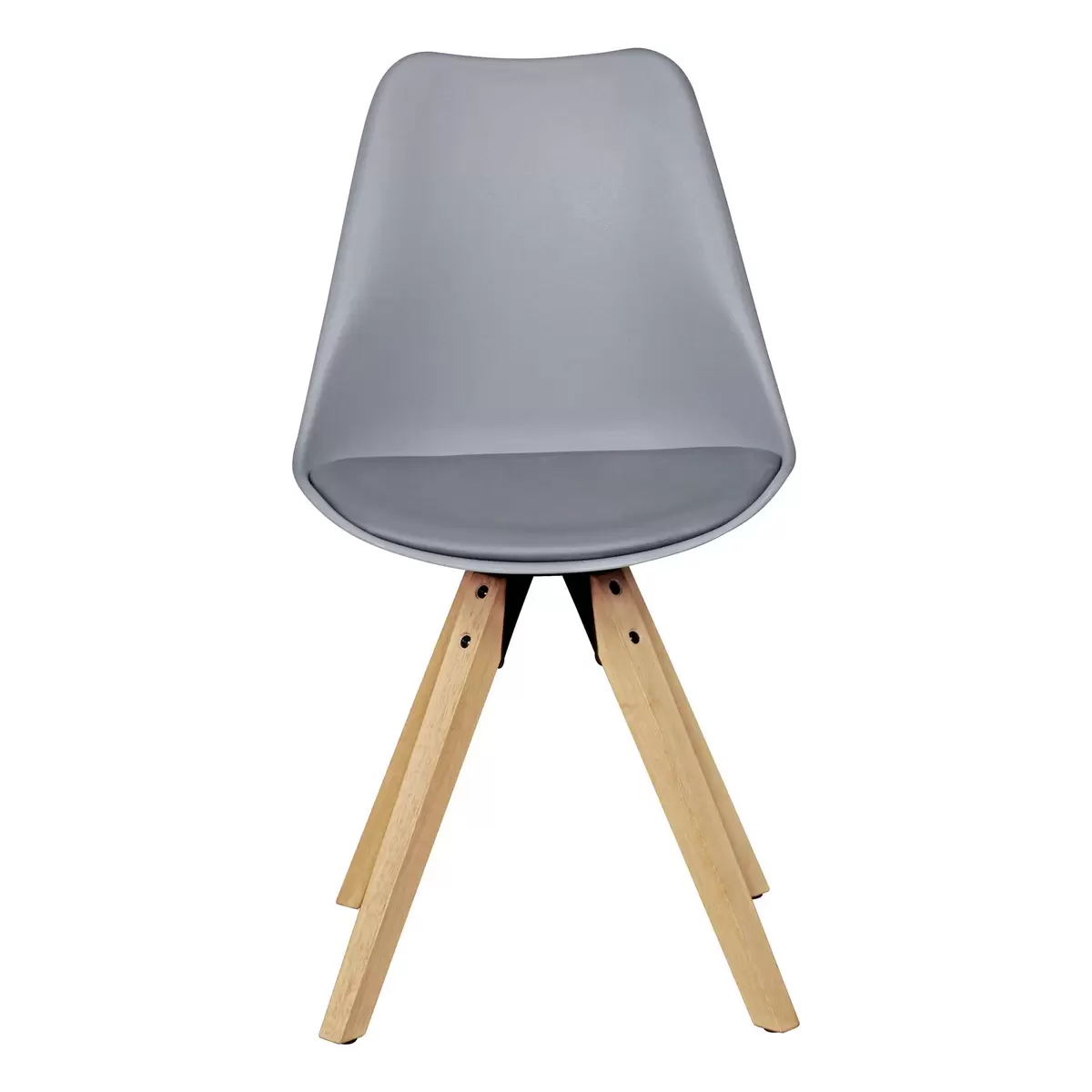 Stuhl 2er Set Brest Eiche,grau