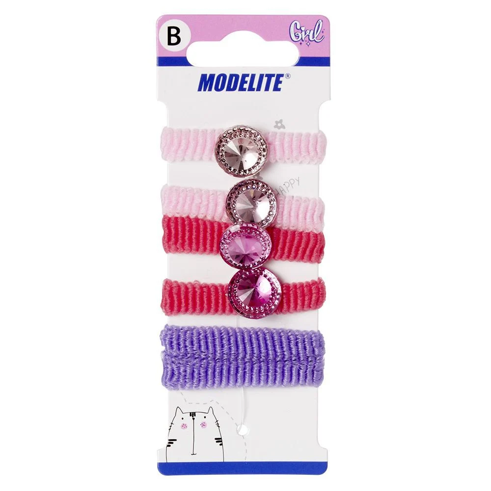 Élastique en mousse déco diamant x6