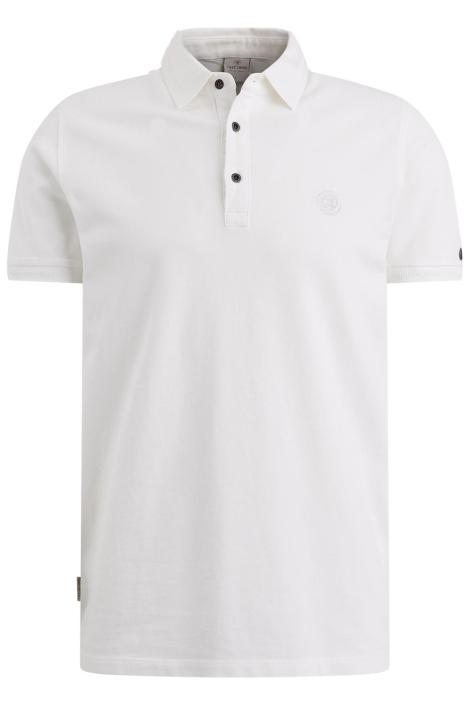 Cast Iron ecru heren polo