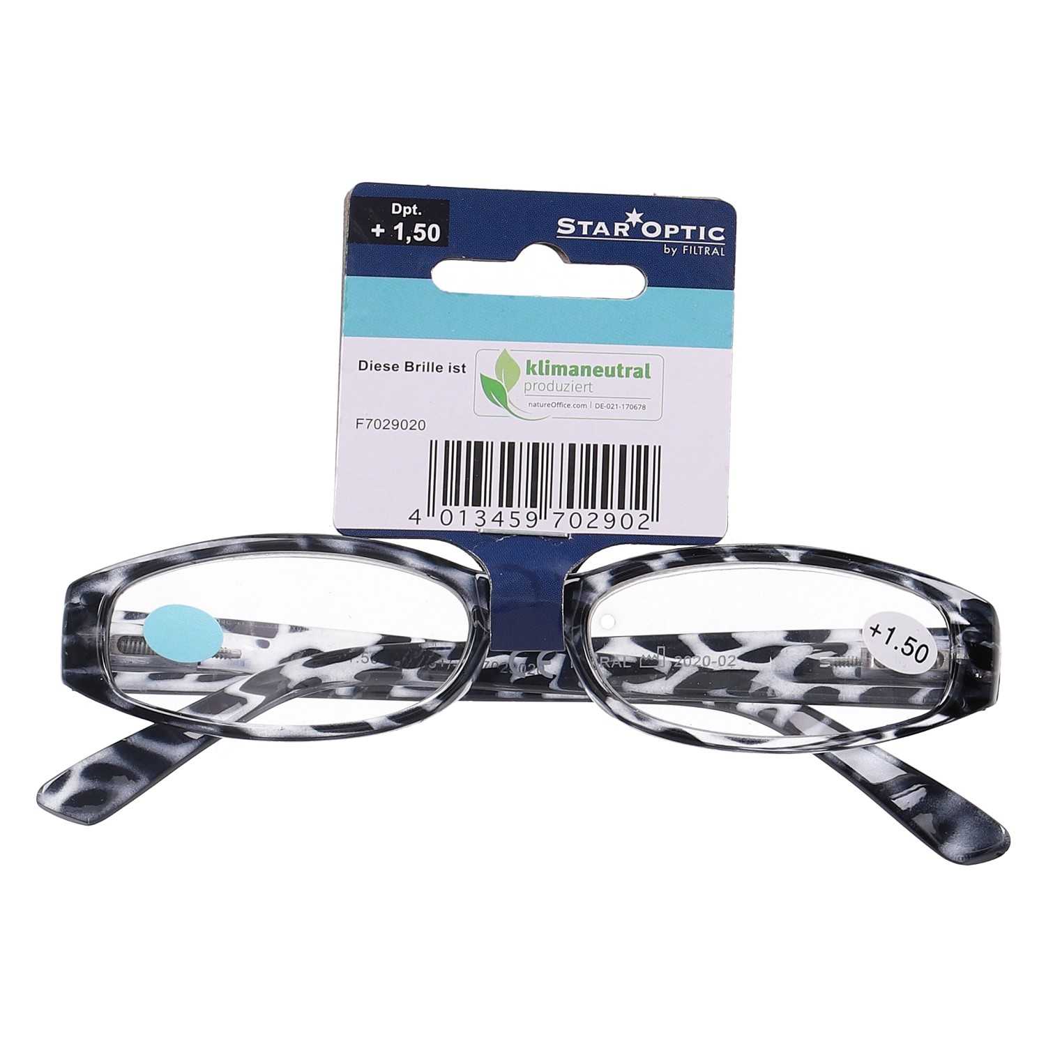 Star Optic Lesehilfe MD5 aus Kunststoff +1,5 Dioptrien camouflage schwarz