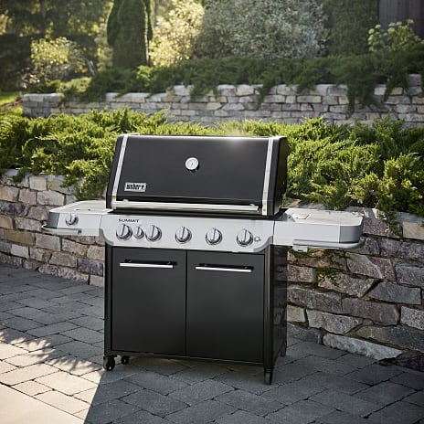 Weber Summit e, sort gasgrill