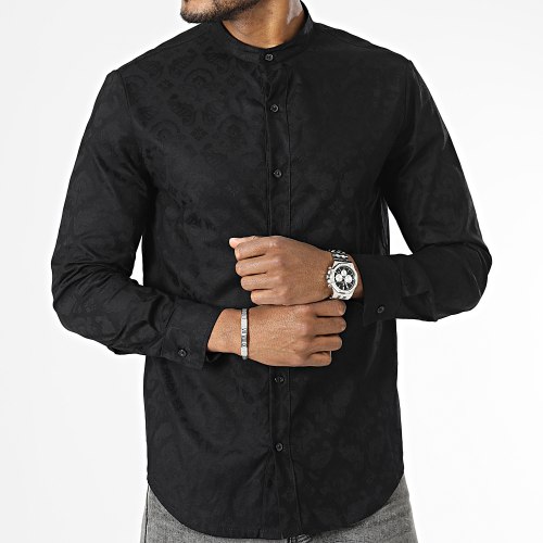 Chemise Manches Longues Noir Renaissance