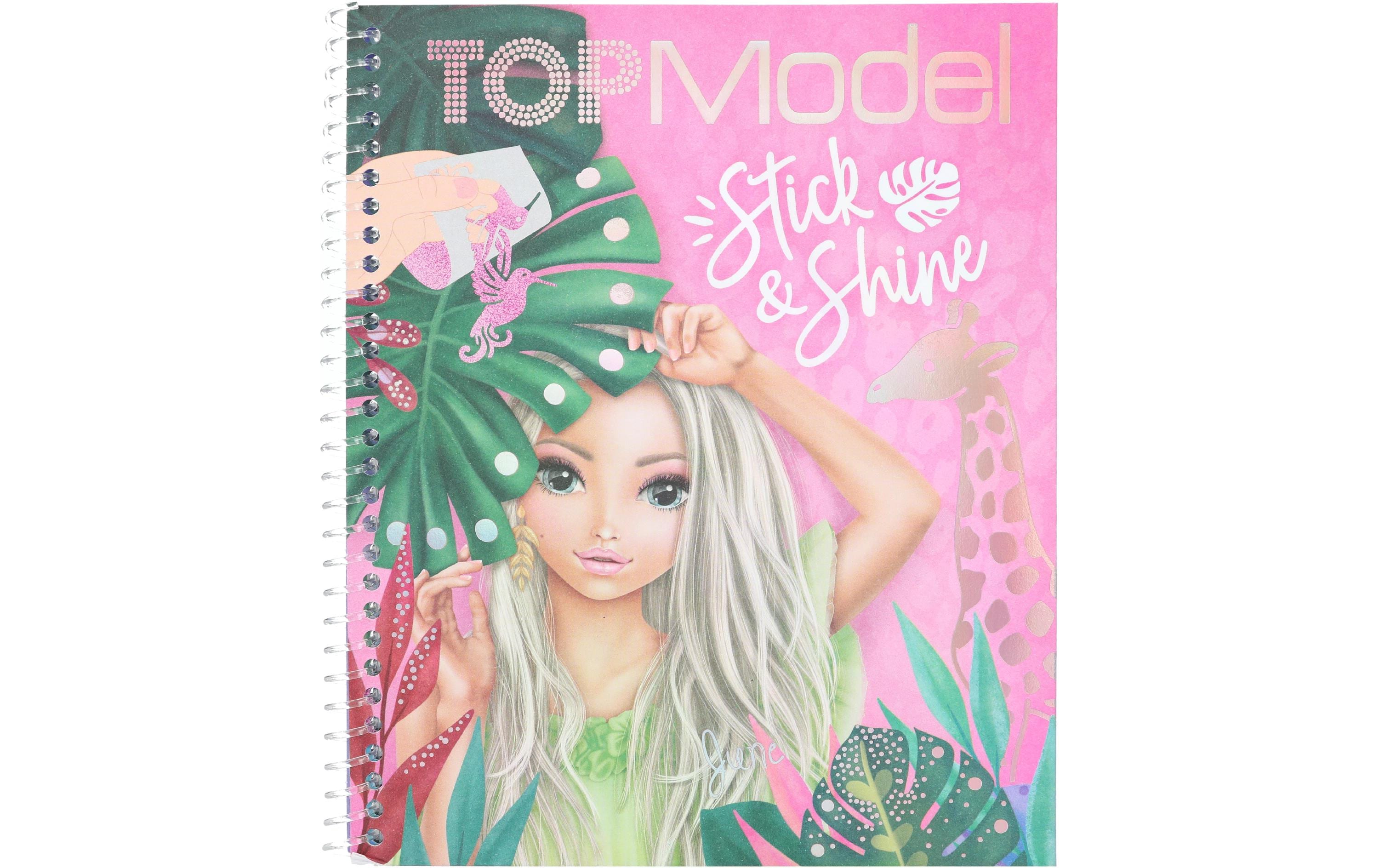 Malbuch Top Model Stick and ShineDesign-Notizbuch