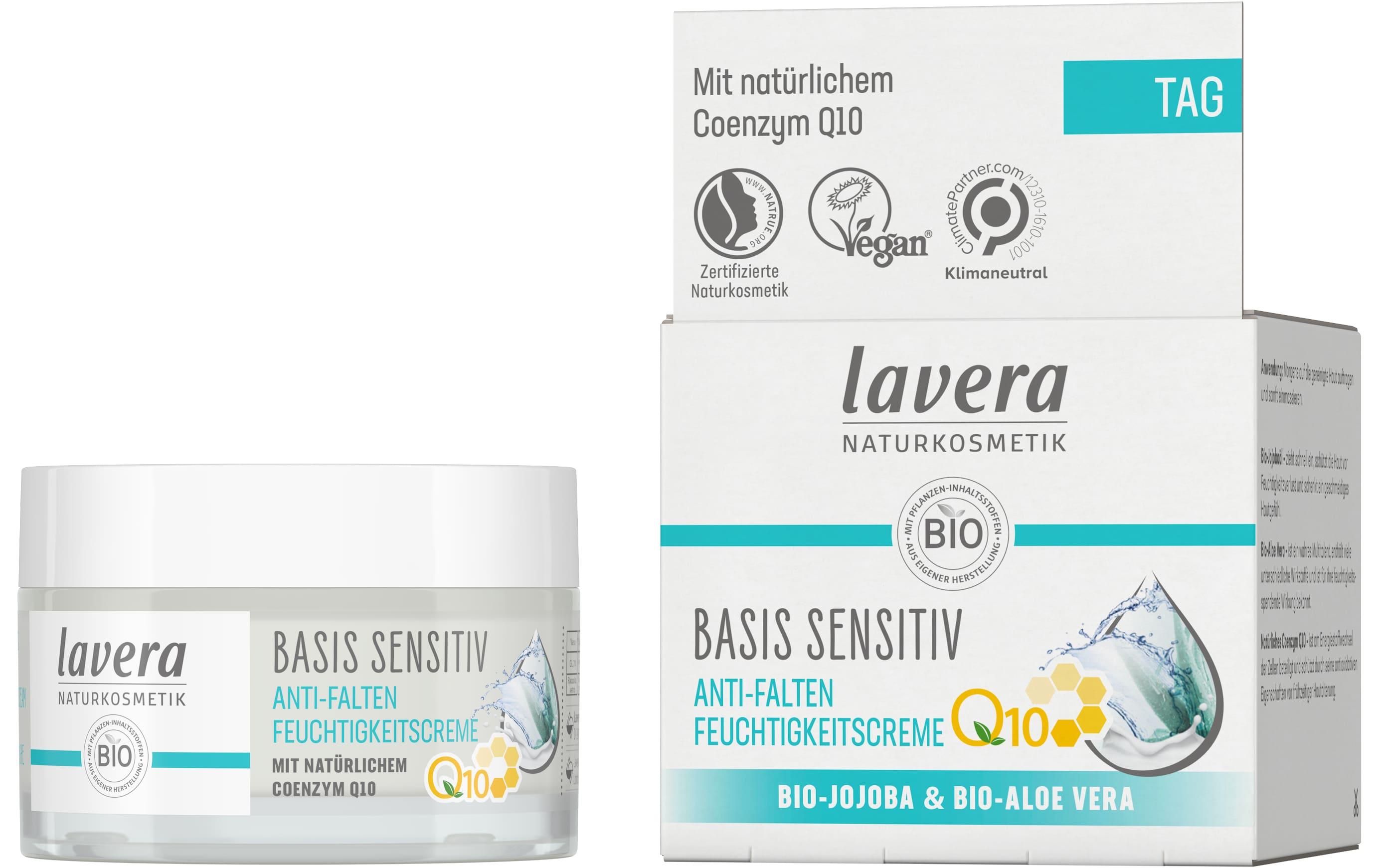 Feuchtigkeitscrème Basis Sensitive Q10 50 mlNatürliche und pflegende Anti-Falten Gesichtscreme für sensible Haut