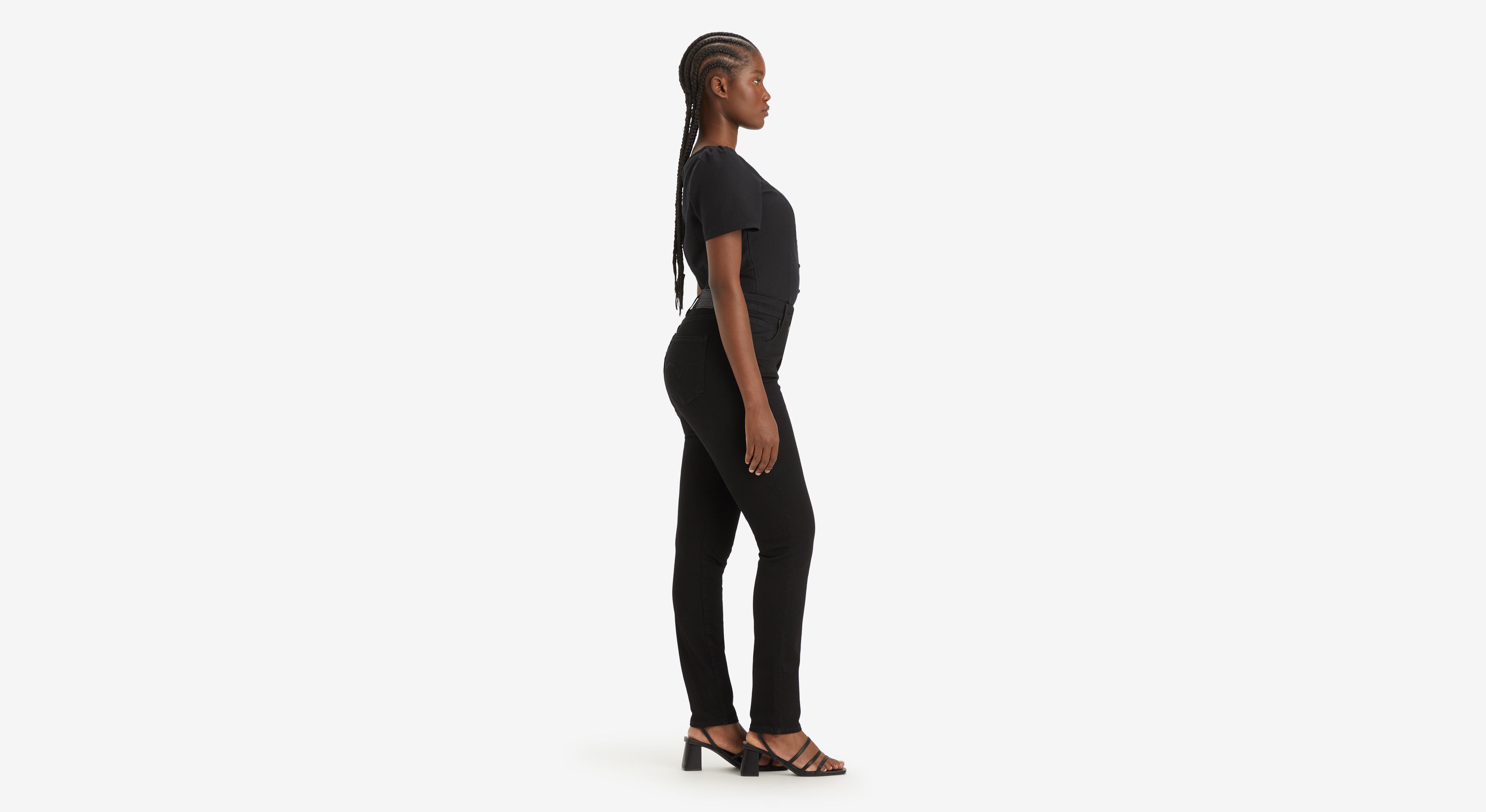 Jean Skinny taille haute 721™ - Stonewashed Black - Noir