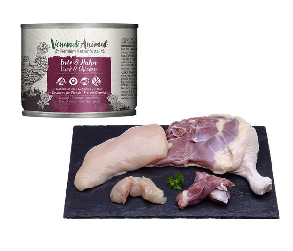 Venandi Animal Nassfutter für Katzen Adult,