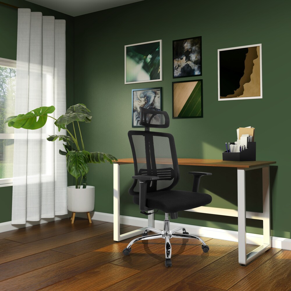 Home Office Bürostuhl ZH 200 Stoff/Netzstoff mit Armlehnen hjh OFFICE
