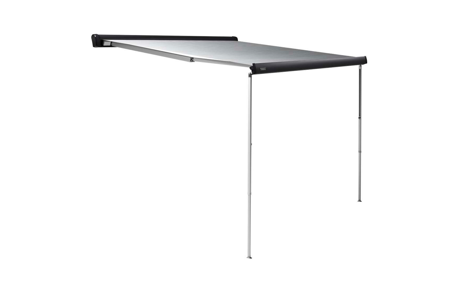 Thule Omnistor 4200 Wandmarkise Tuchfarbe Mystic Grau Gehäusefarbe Eloxiert 2,60 m