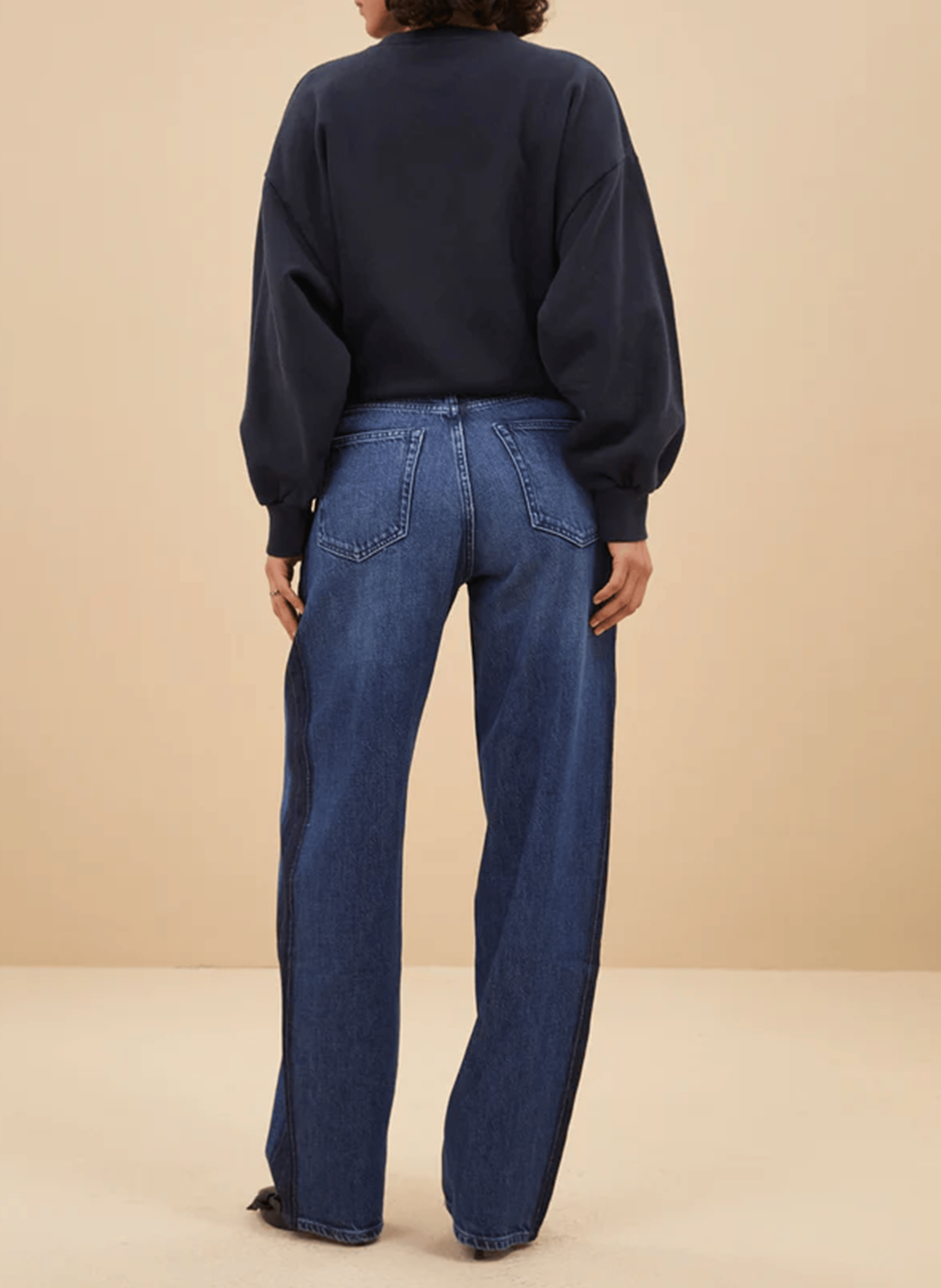 BIBI - Sweat oversize en coton | Bleu