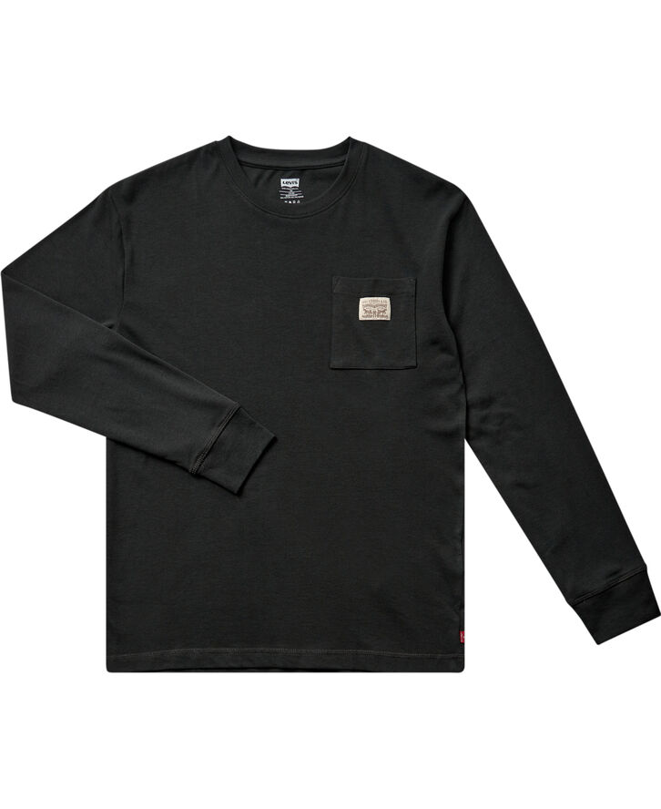 Levi's LVB LONG SLEEVE POCKET TEE Pirate black