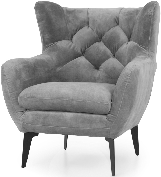Fauteuil Grey Bomba B81 x D87 x H95 cm