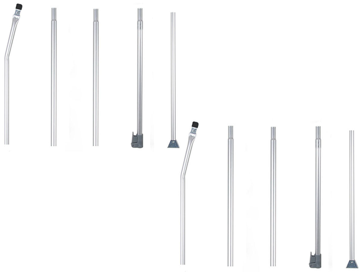 Obelink Aluminium Quick set aandrukstangen
