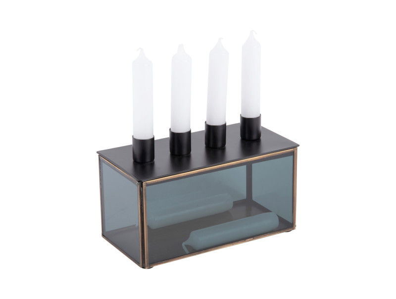 Candle Holder Boxed Rectangle