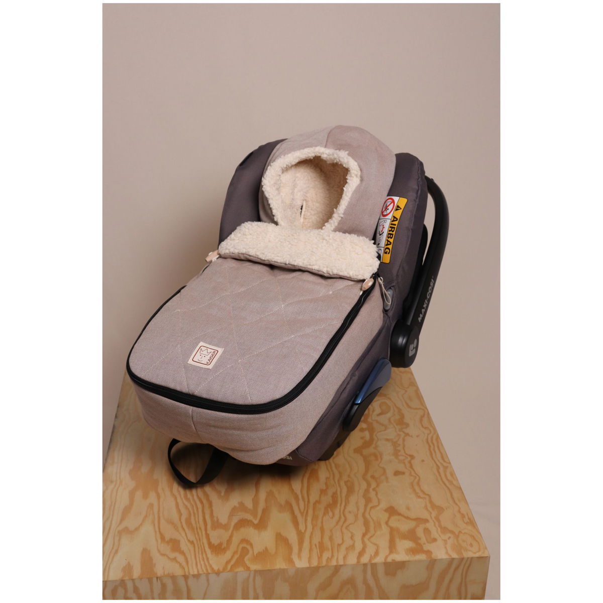 KaiserKaiser   Le Petite Organic Cotton Bio Fusssack  brown/nature