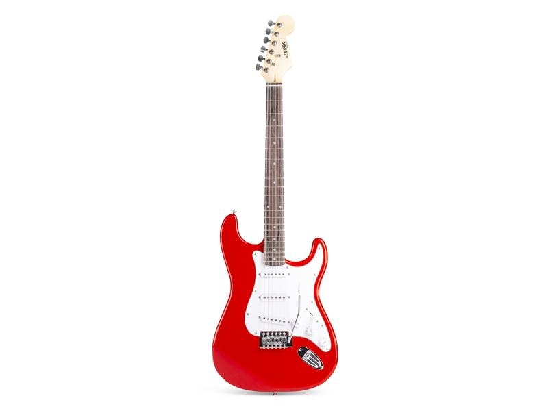 MAX E-Gitarre GigKit Rot E-Gitarre mit Zubehör