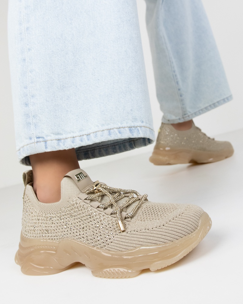 Steve Madden Meter Dad Sneakers  - beige