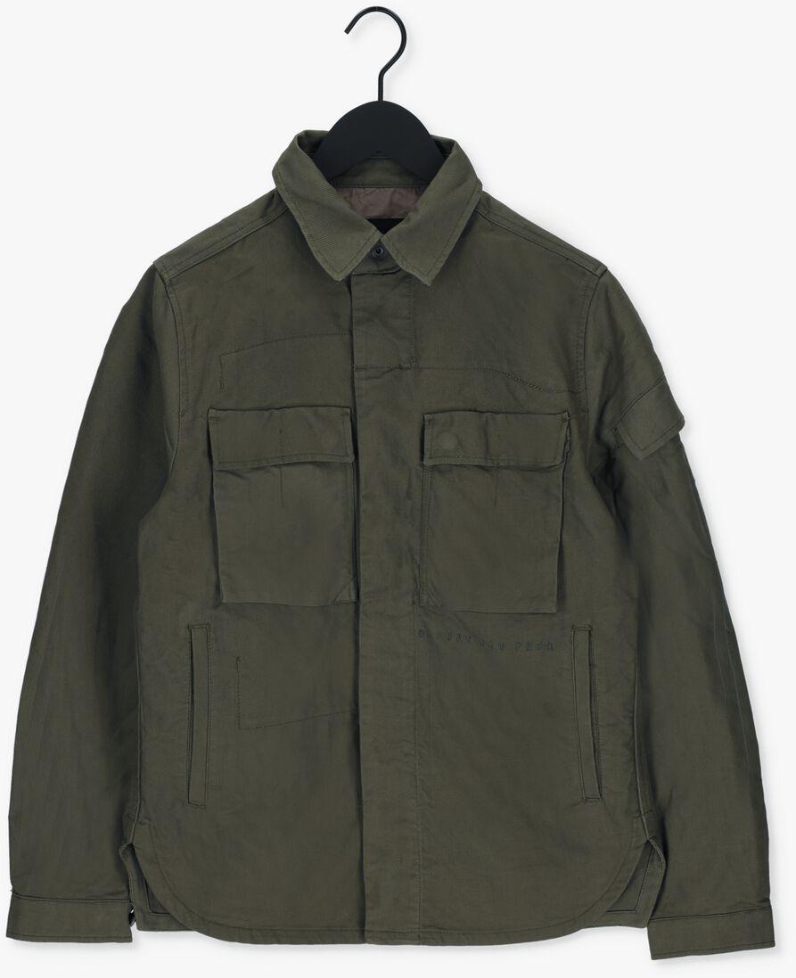 G-STAR RAW groene g-star raw overshirt mysterious overshirt