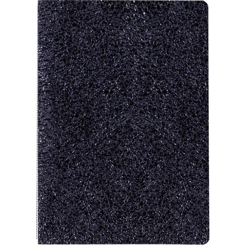 Adolie, Set de 2 carnets cousu fil A5 14,8x21 cm, 64 pages, ligné. Etoiles. 1 carnet couverture cuir + 1 carnet couverture carte imprimée, ass.