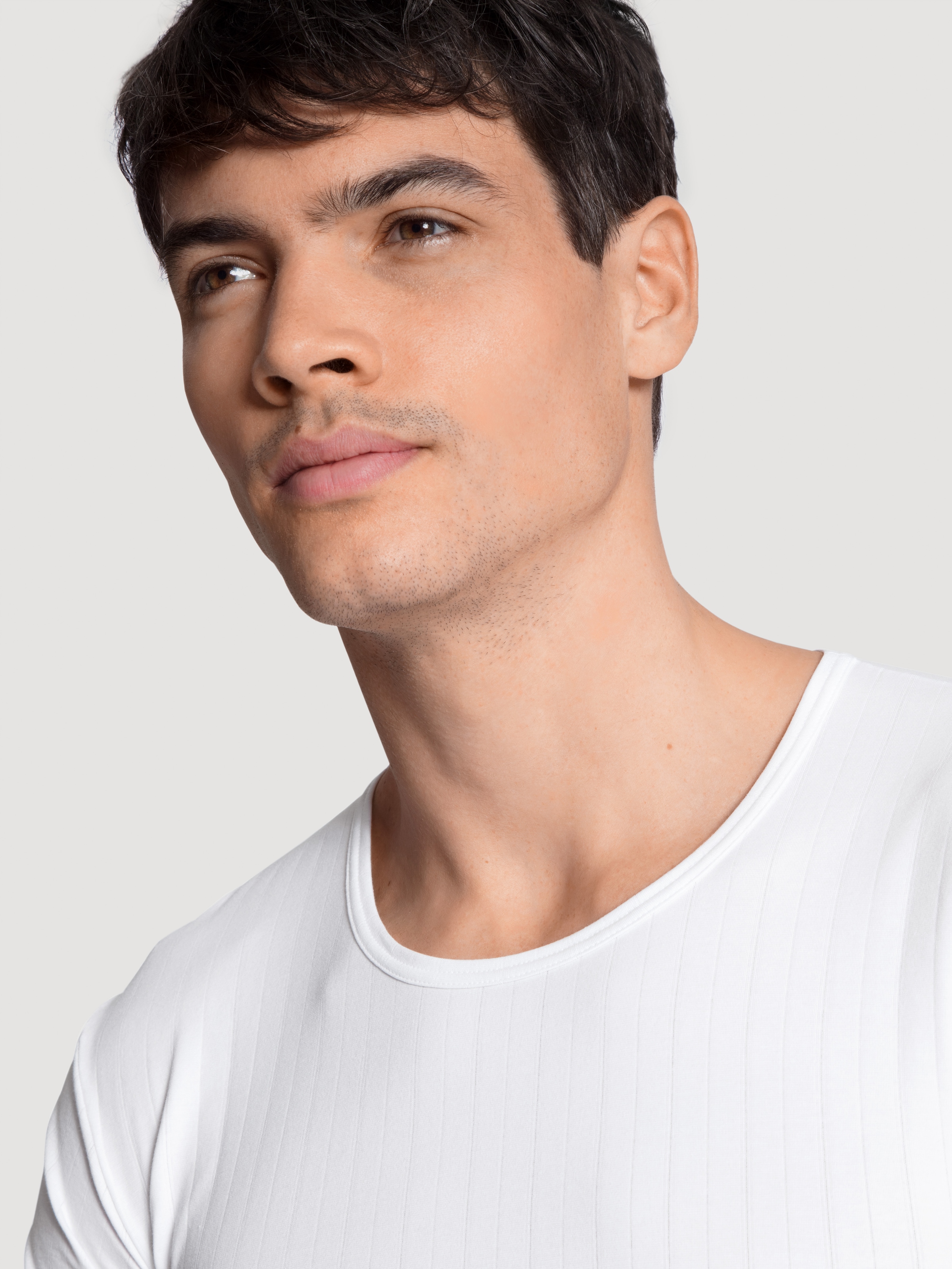 CALIDA Kurzarmshirt »Pure&Style«, Rundhals-Ausschnitt, Kurzarm, elastisch, Single Jersey