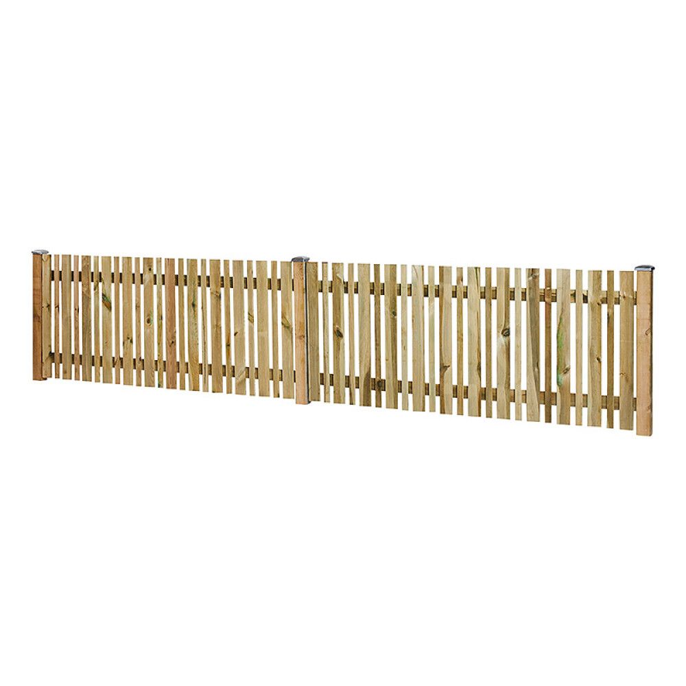 STAKETT NORDIC FENCE SENSE TRYKKIMPREGNERT 180X80 CM