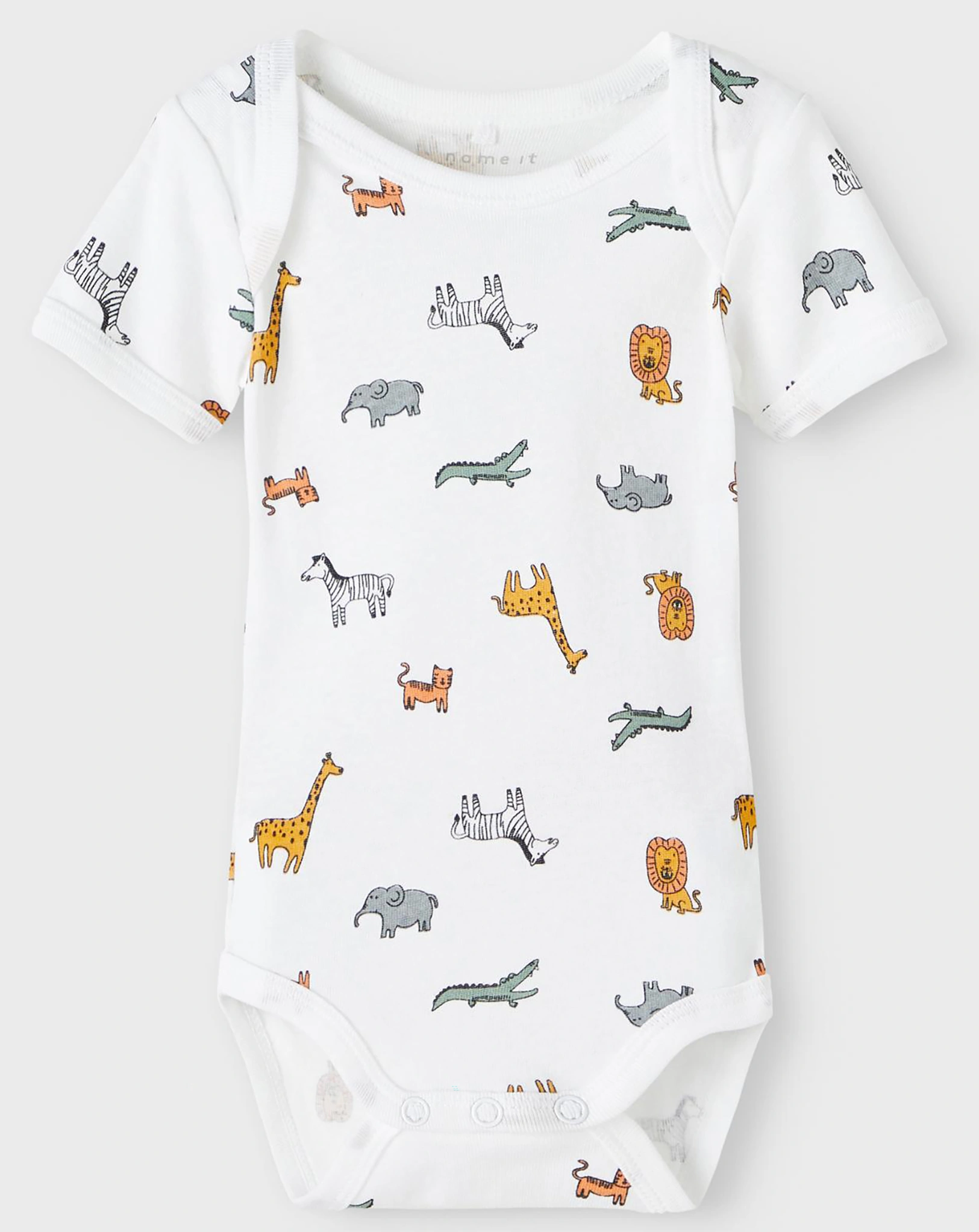 Kurzarm-Body NBNBODY SAFARI 3er-Pack in quarry