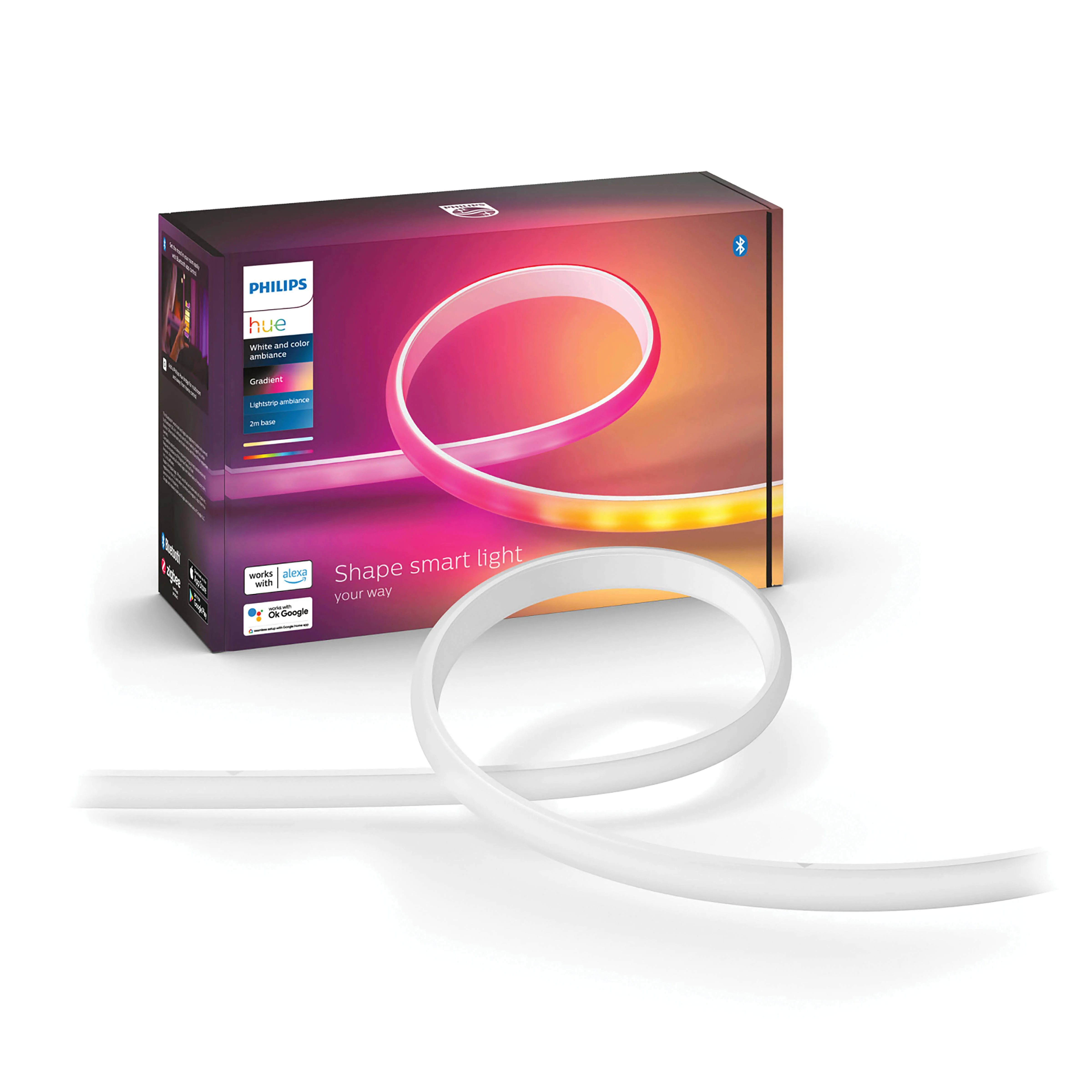 Philips Hue gradient lightstrip - wit en gekleurd licht - 2m - basis