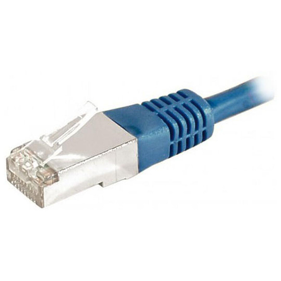 Cable RJ45 Cat 6a F/UTP (bleu) - 7,5 m